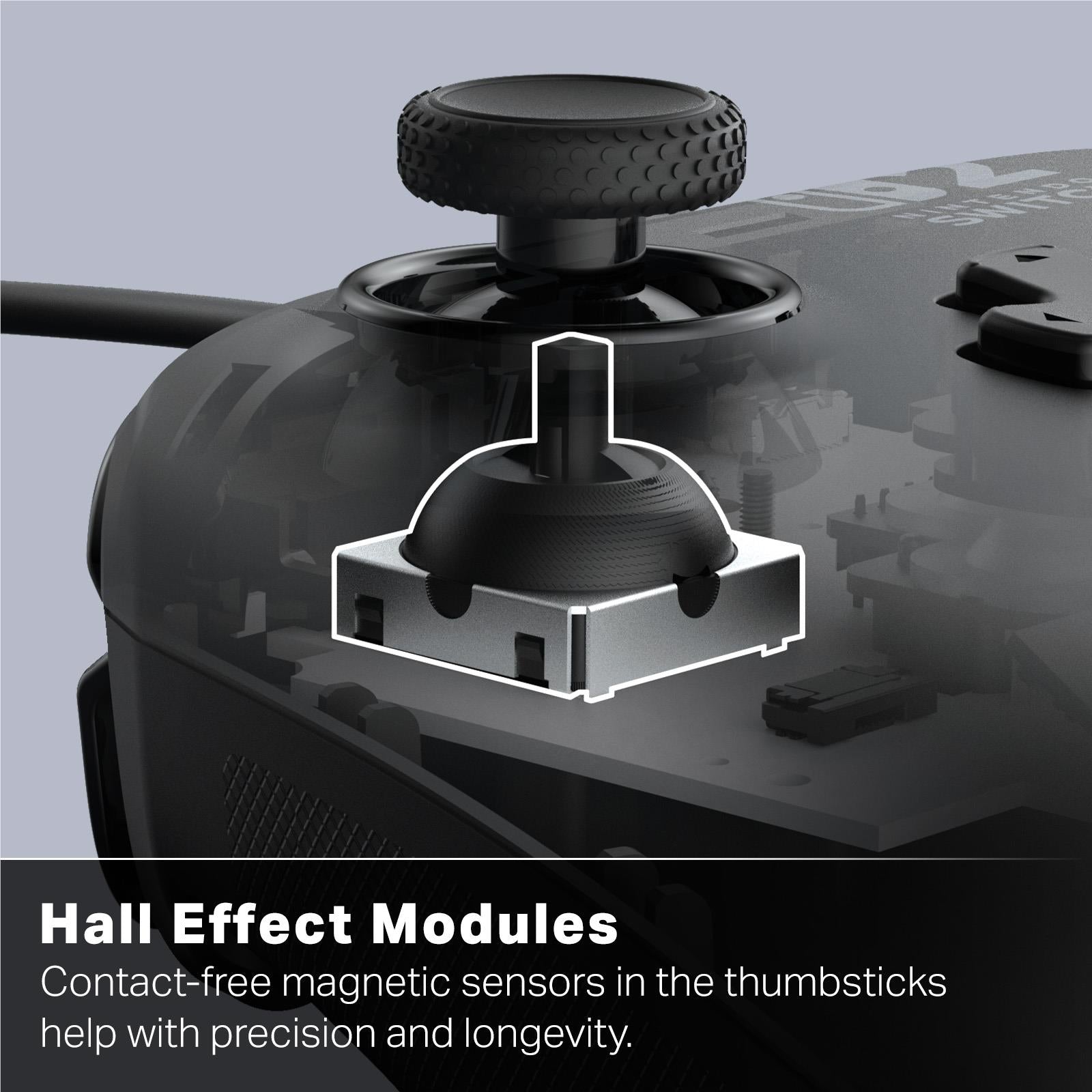 PowerA Advanced Wired Controller with hall effect modules for Nintendo Switch 2  (Black)